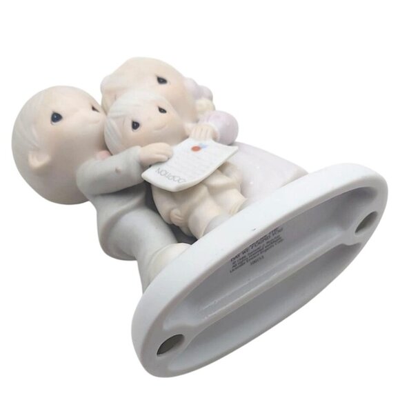 Vintage Precious Moments God Bless The Day We Found You Porcelain Figurine 1986 - Picture 6 of 9